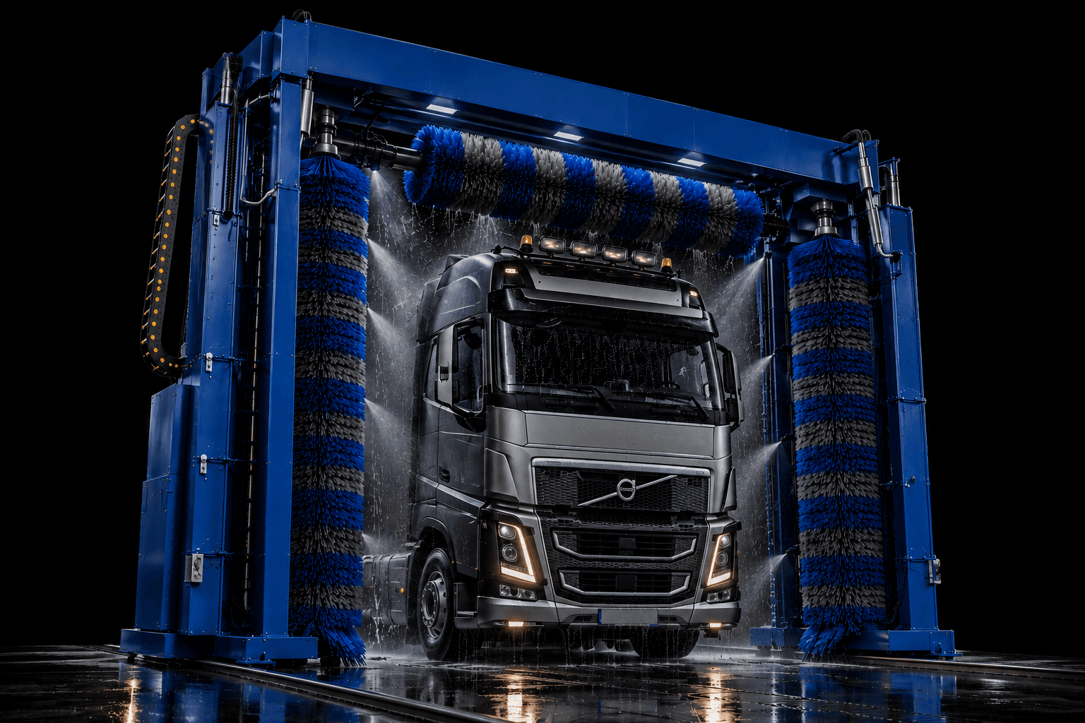 Портальная автомойка для грузовых автомобилей, вид 1